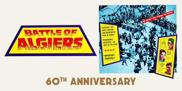 The Battle of Algiers (M) PRESENTED IN 35MM FILM & English Subtitles