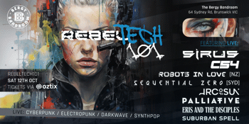 RebelTech101: An eclectic night of cyberpunk, electropunk, darkwave & synthpop