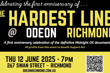 Midnight Oil - 'The Hardest Line' Anniversary