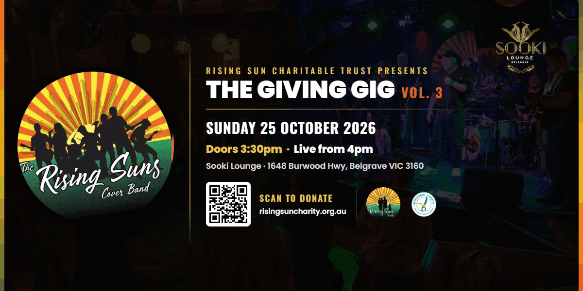 RISING SUN CHARITABLE TRUST PRESENTS - THE GIVING GIG VOL. 3