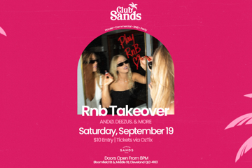 Club Sands: R&B Takeover | Saturday, September 19