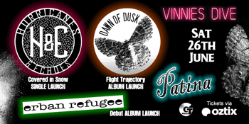 Hurricanes & Echoes, Dawn of Dusk, Erban Refugee & Patina
