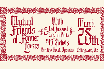 Mutual Friends Of Former Lovers with special guests (Upstairs)