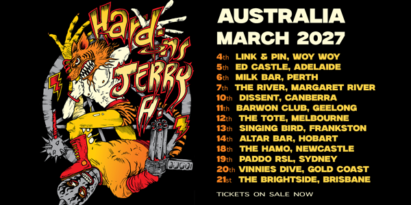 Hard Ons With Jerry A — Sydney at Paddo Rsl, Paddington