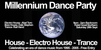 MILLENIUM DANCE PARTY - BYRON BAY | FREE ENTRY