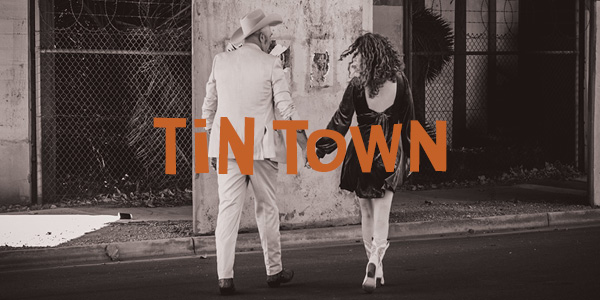 Tin Town - Down in the Dirt Tour live at The Junk Bar in New Farm on March 08, 2026 - Concert poster