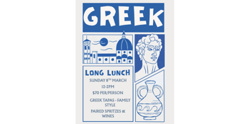 Greek Tapas Long Lunch