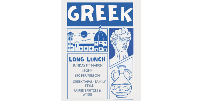 Greek Tapas Long Lunch