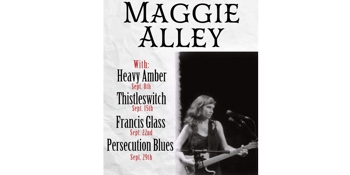 **FREE ENTRY** Maggie Alley - Wednesdays in September at The Tote