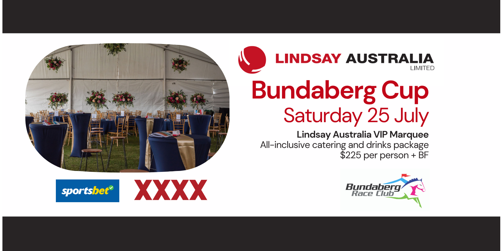 Lindsay Australia VIP Marquee