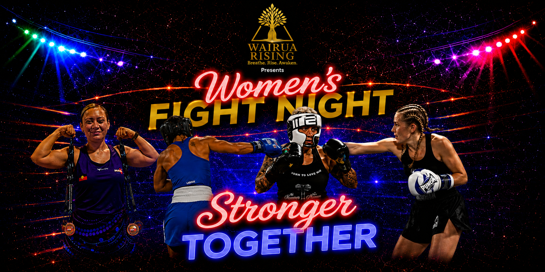 STRONGER TOGETHER - Women's Charity Fight Night