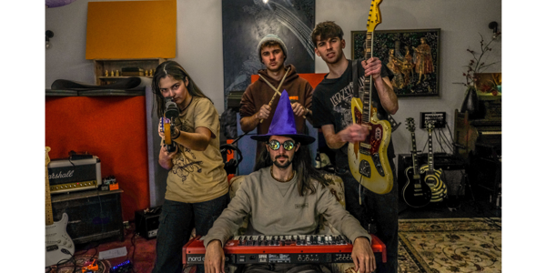 Junkyard Wizards 'The Sky As We Know It' Album Launch w/ Sweet Nothing + Black Wattle Witches live at Cactus Room in Thornbury on May 08, 2026 - Concert poster