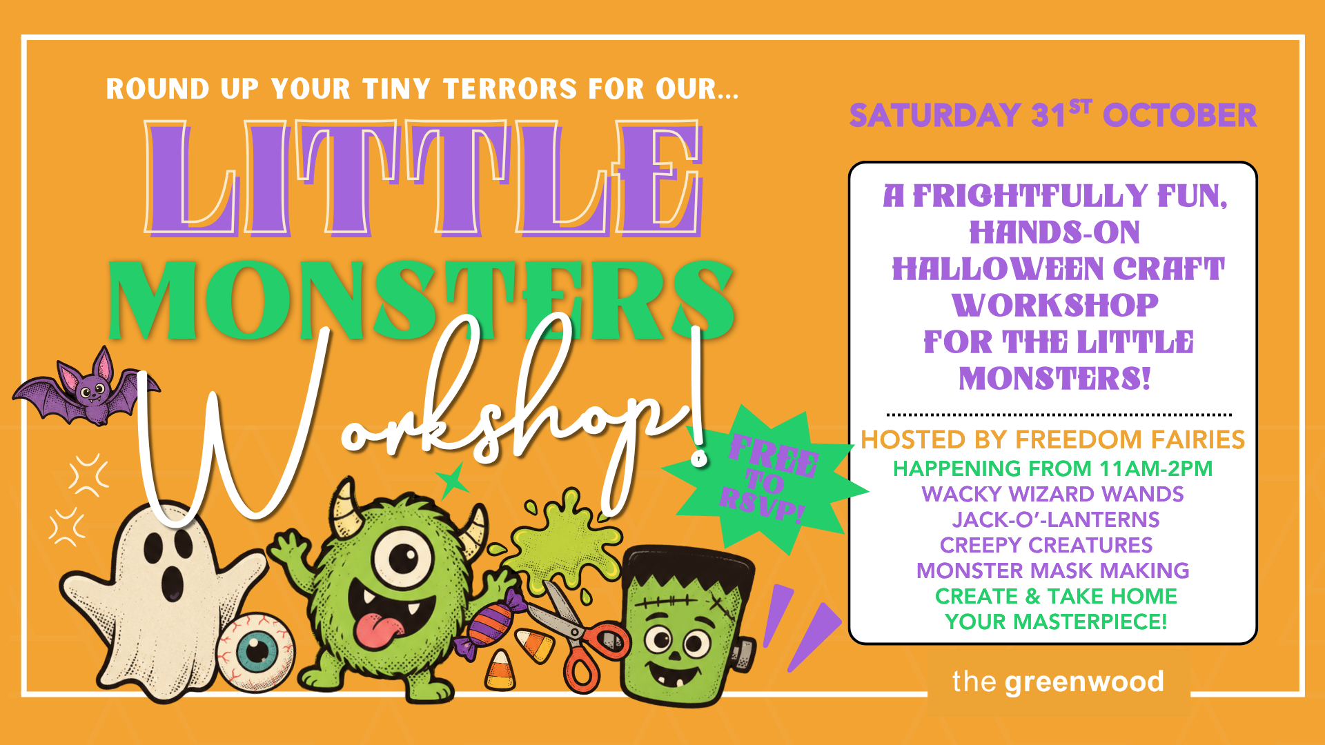 Little Monsters Workshop | The Greenwood