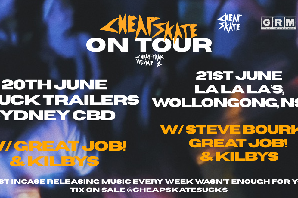 CHEAP-SKATE ON TOUR