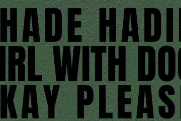 Shade Hadie, Girl With Dog & Okay Please