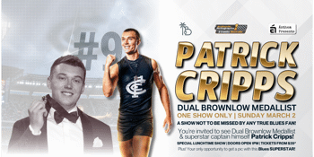 Dual Brownlow Medallist Patrick Cripps LIVE!