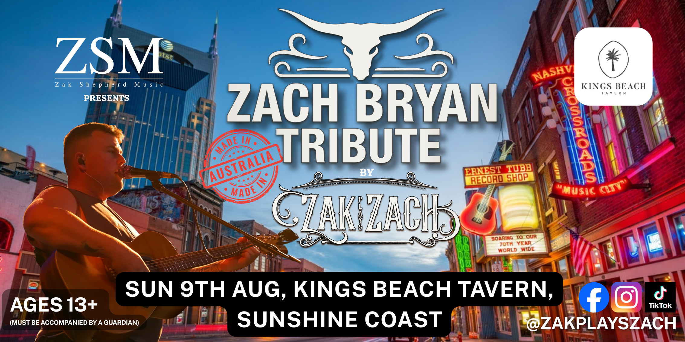 Zach Bryan Tribute Show