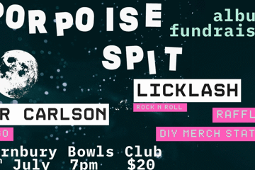 Porpoise Spit Album fundraiser with Licklash, Our Carlson Bingo, Raffles, DIY Merch and more shenanigans