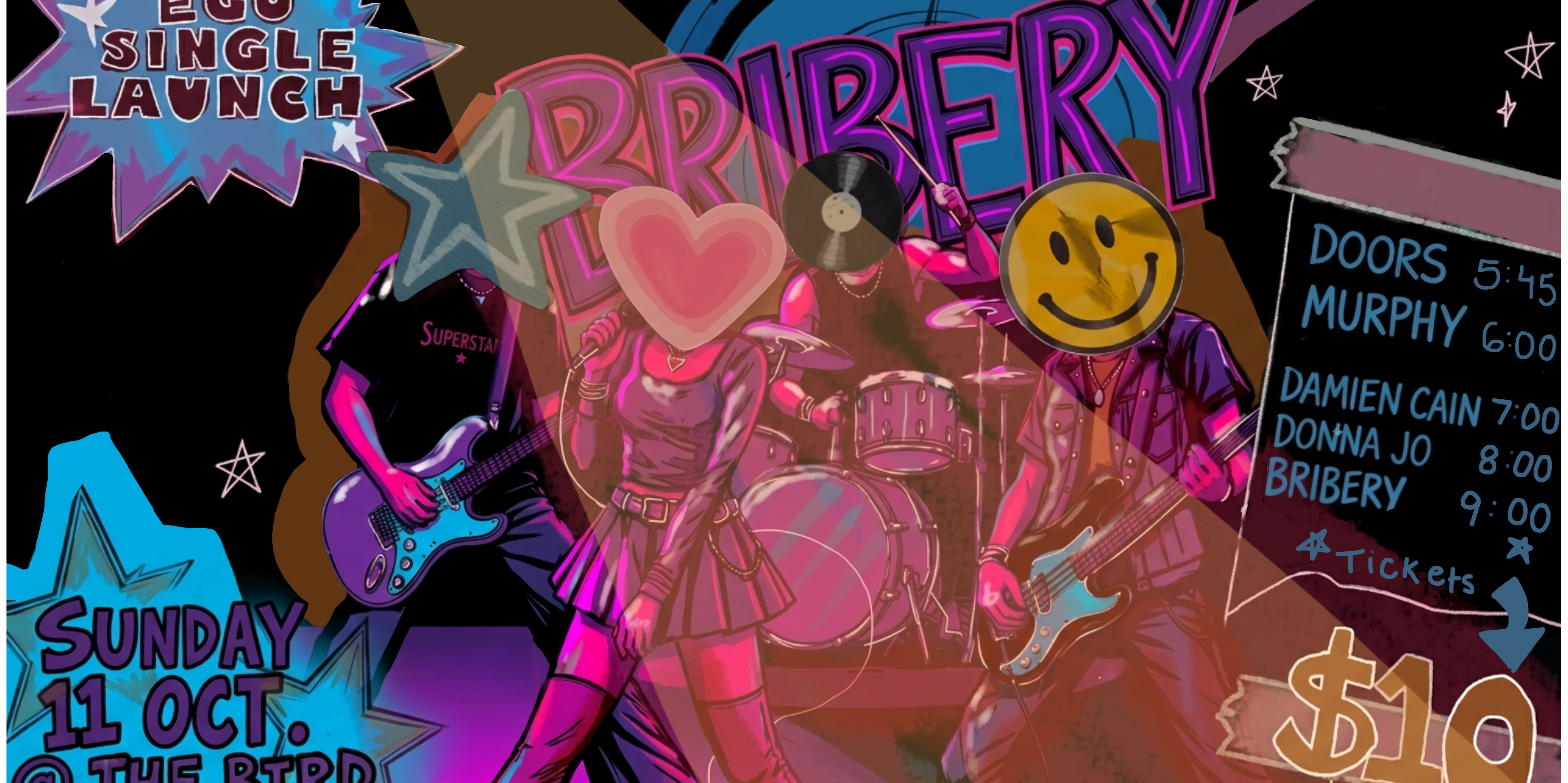 BRIBERY "Ego" Single Launch