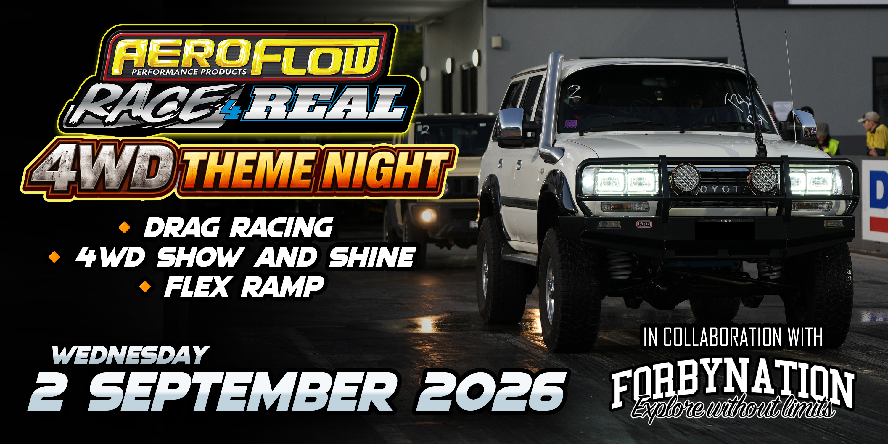Aeroflow Race 4 Real - 4WD Theme Night