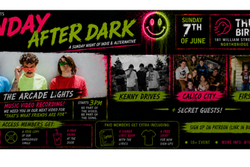 Sunday After Dark w/ The Arcade Lights, Calico City, Kenny Drives and First Offence