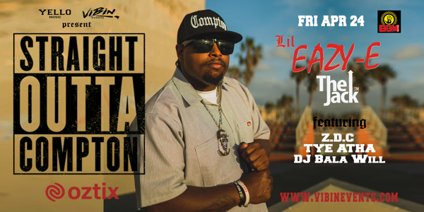 Straight Outta Compton with Lil Eazy E 2026- Cairns