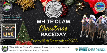 White Claw Christmas Raceday
