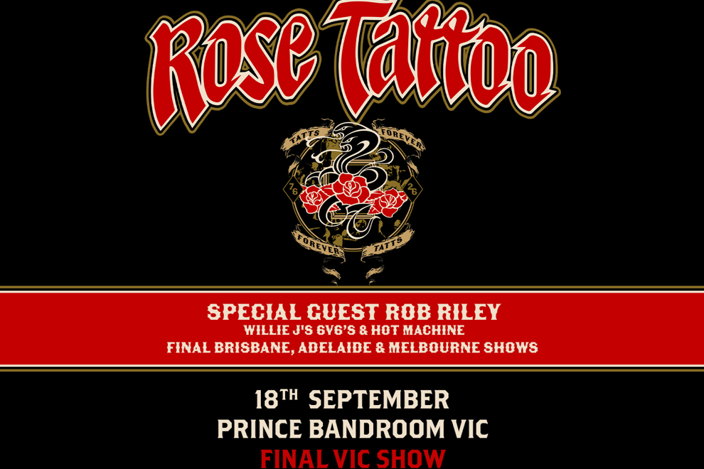 ROSE TATTOO: Final Victorian Show