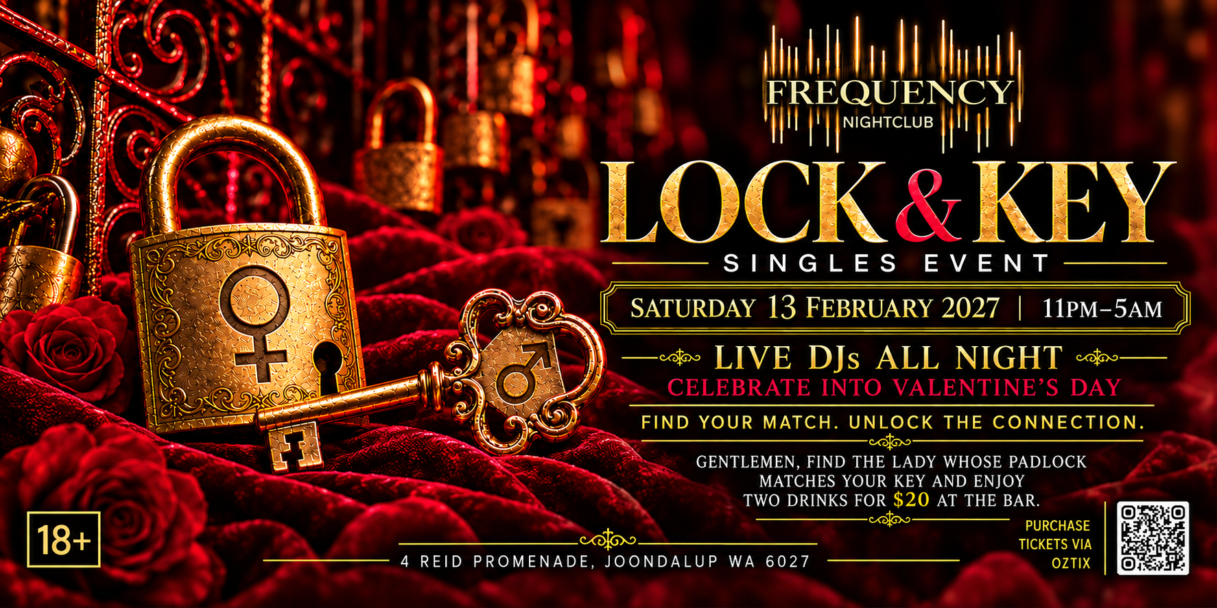 LOCK AND KEY SINGLES EVENT