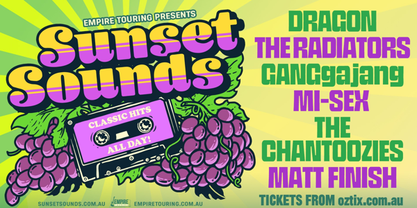 Sunset Sounds live at Tilba Valley Winery and Alehouse - Concert poster