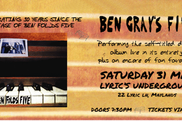 BEN FOLDS FIVE's debut album performed live by Ben Gray's Five