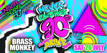 Never Ending 80s PRESENTS Never Ending 90s Everybody Dance Now!