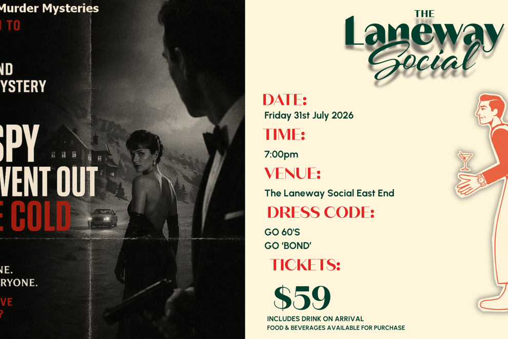 A 1960s James Bond Murder Mystery Night