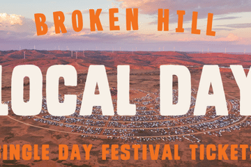 Mundi Mundi Bash - Broken Hill Locals Single Day Tickets