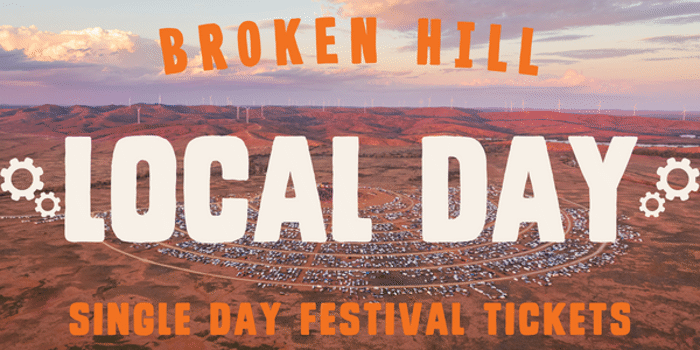 Mundi Mundi Bash - Broken Hill Locals Single Day Tickets