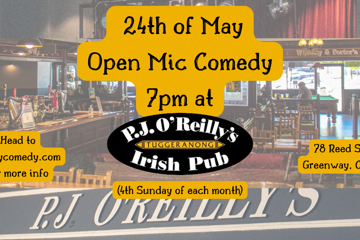 Open Mic Comedy @PJ O'Reilly's Tuggeranong