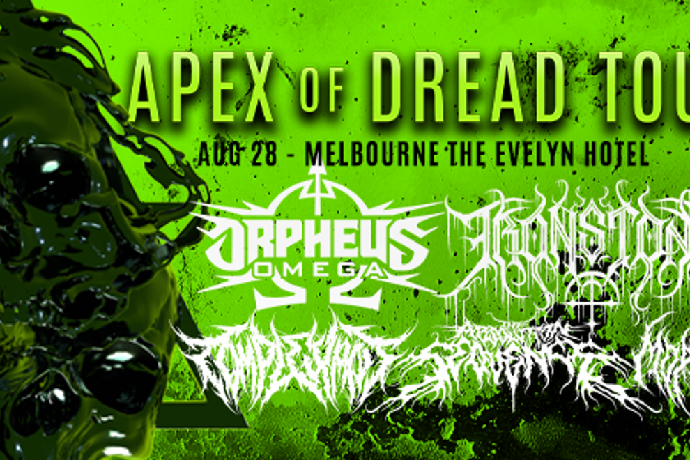"Apex of Dread Australian Tour" co-headline tour, featuring Complexant and The Absolution Sequence