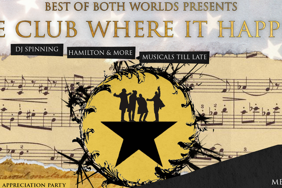The Club Where it Happens: Hamilton Appreciation Party - Melbourne