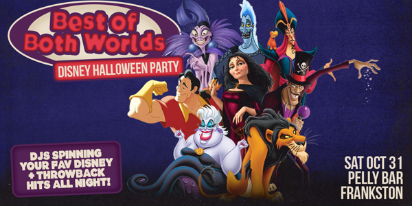 Best of Both Worlds: Halloween Party - Frankston live at Pelly Bar Frankston - Concert poster