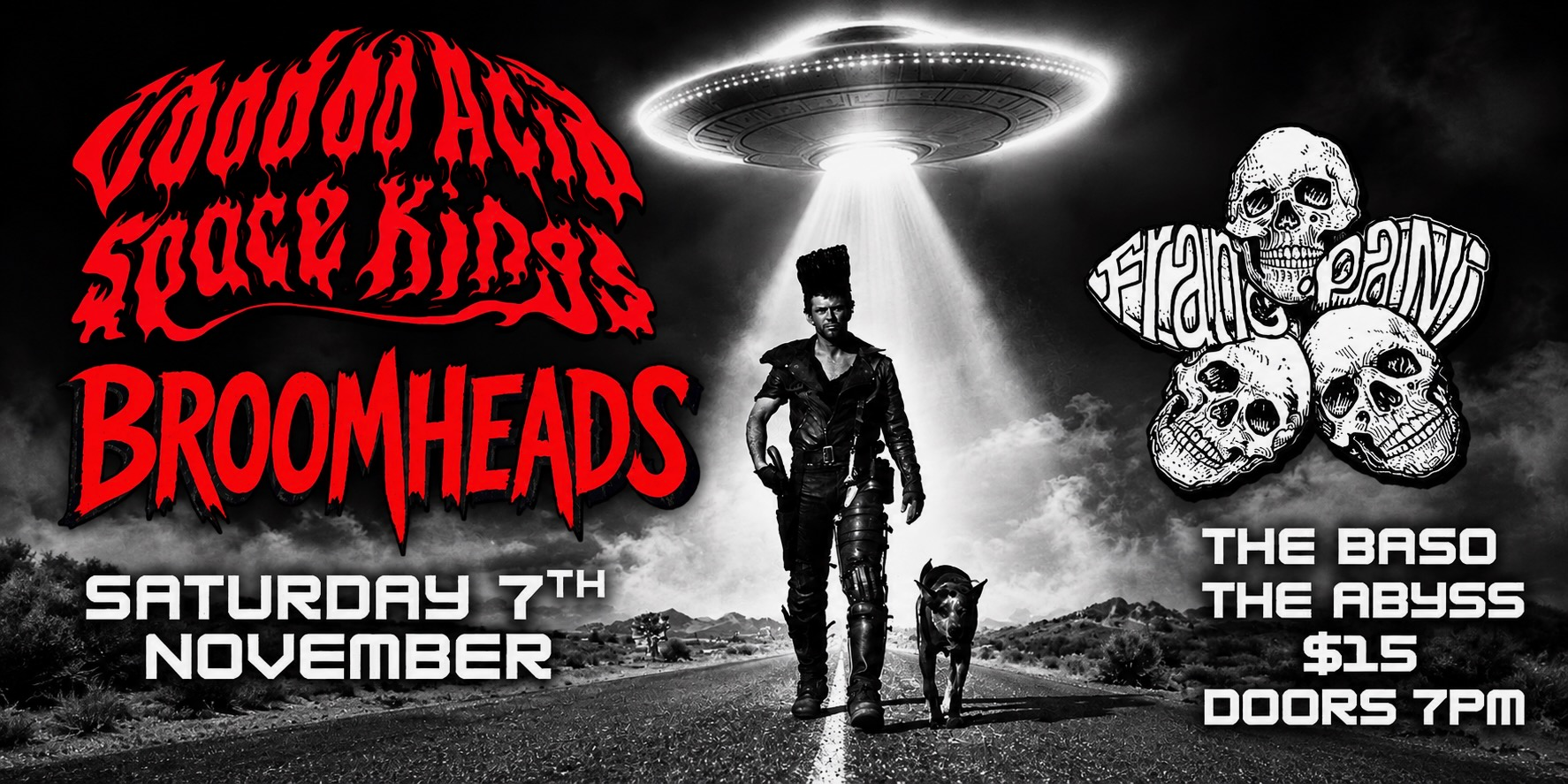 Voodoo Acid Space Kings, Broomheads, Frangipani