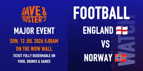 Football - Quarter Final: England  vs Norway at Dave & Buster's Clarkson