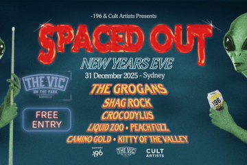 Spaced Out NYE - The Grogans, Shag Rock, Crocodylus + MORE