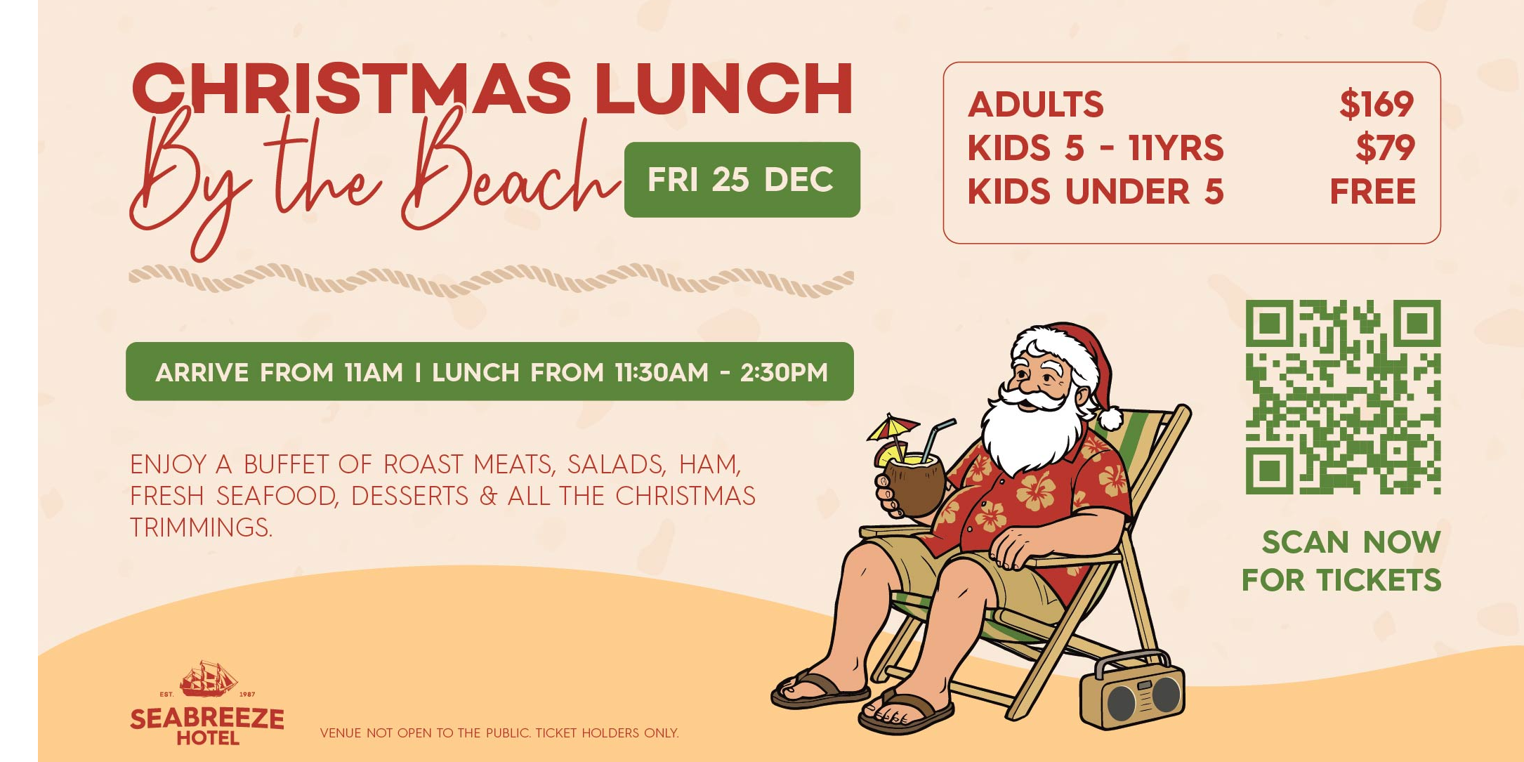 Christmas Lunch by the Beach 2026