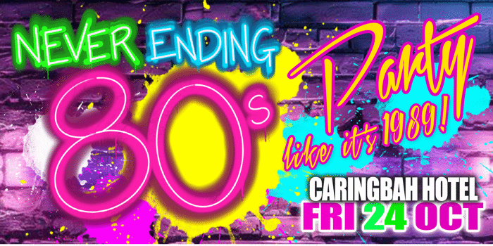 Never Ending 80s  Party Like Its 1989