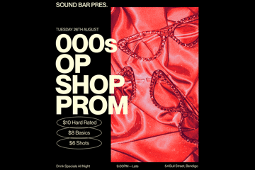 2000s Op Shop Prom - Bendigo Uni Night