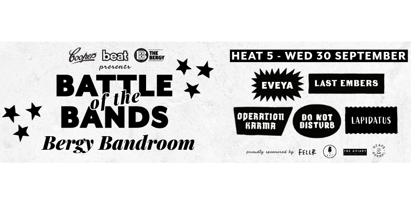 Battle of the Bands Heat 5: Kat Greta, Operation Karma, EVEYA, Last Embers, Do Not Disturb