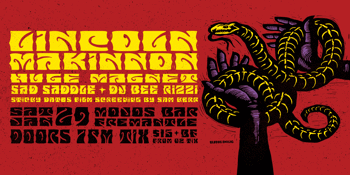 Lincoln Mackinnon & The Wrecking Trains & Sticky Dates film screening!