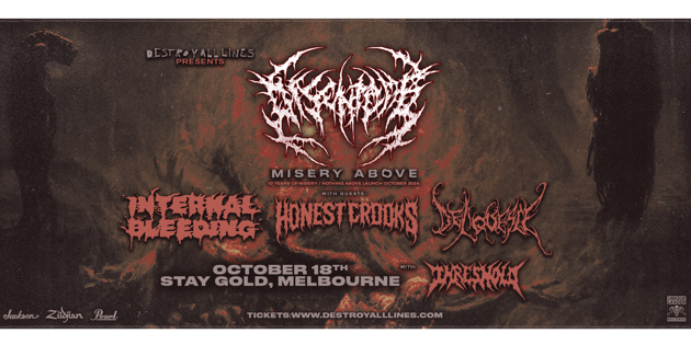 DISENTOMB - 'MISERY ABOVE' w/ INTERNAL BLEEDING (USA) Tickets at Stay ...