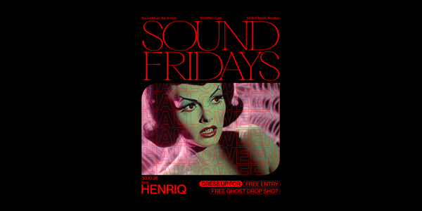 SOUND FRIDAYS PRESENTS: HALLOWEEN live at Sound Music Bar - Concert poster