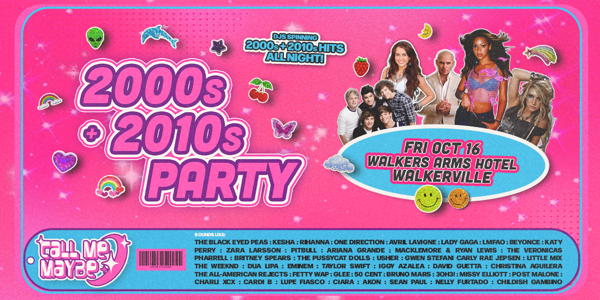 2000s + 2010s Party - Port Macquarie live at Finnian's Tavern - Concert poster